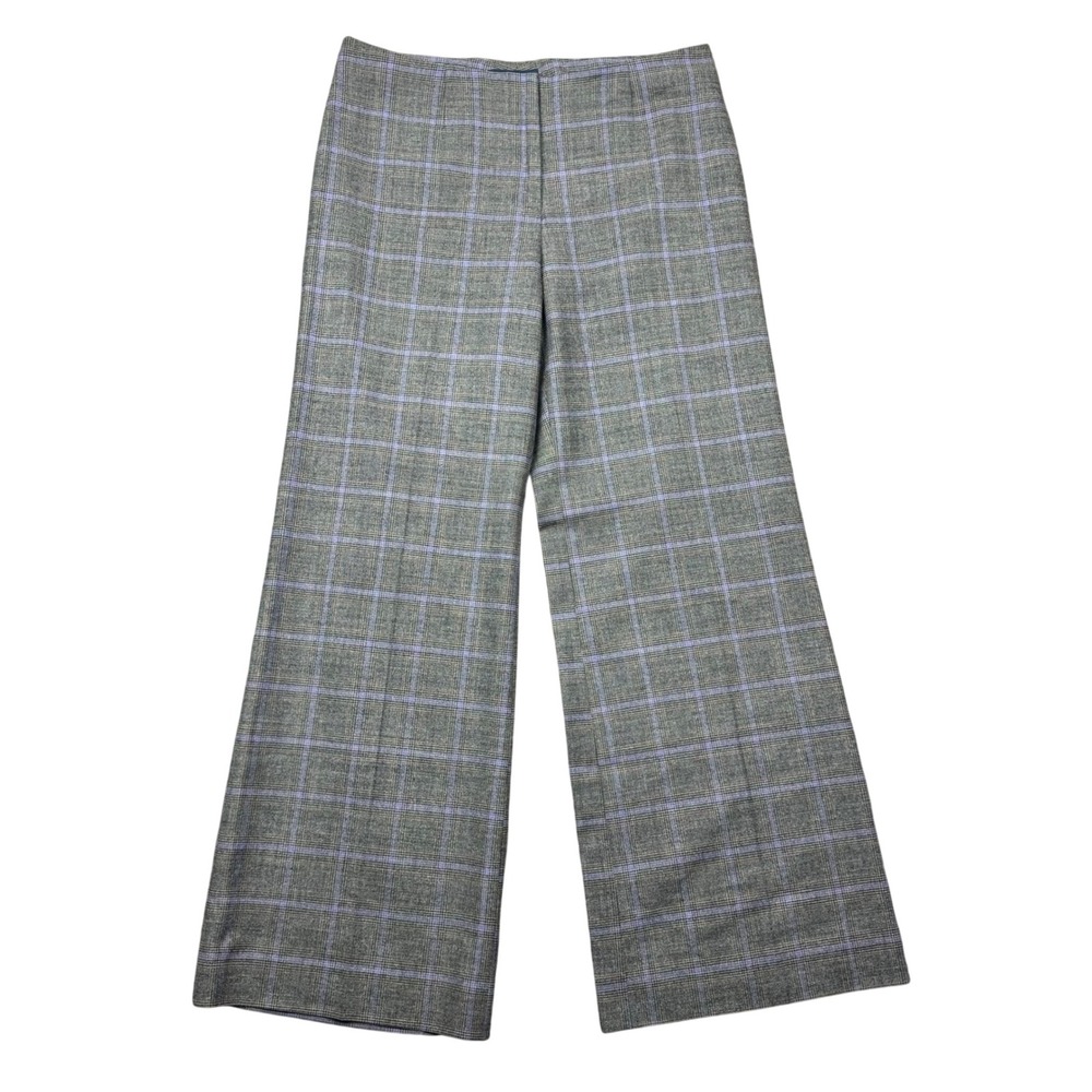Piazza Sempione Wide Leg Flare Dress Pant Women 46 32x30 Wool Office Siren Italy